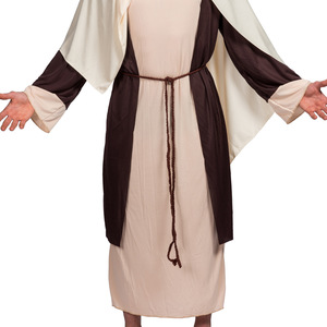 Disfraz de Pastor Medieval para Adulto, Traje de Navidad de Jesús, Cosplay de Halloween con Tocado, Poliéster, Venta al por Mayor - Product Image 6