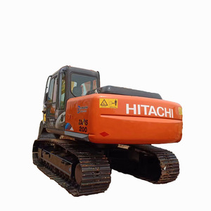 Excavatrice sur chenilles hydraulique d'occasion Hitachi ZX200 20 tonnes modèle 2023, engin de terrassement lourd, avec boîte de vitesses, pompe à engrenages et moteur. - Product Image 5
