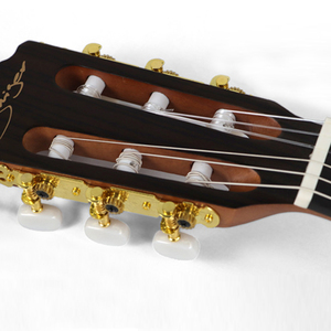 <span class=keywords><strong>40</strong></span> İnç İnce Gövdeli Kesik Klasik Akustik-Elektro Gitar Masif Ladin Okoume Naylon Telli Taşınabilir Country Gitar Toptan Satış - Product Image 4