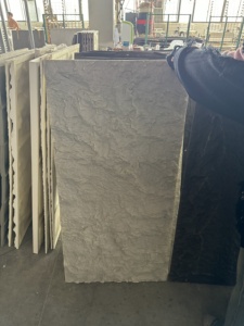 Panneau mural extérieur en polyuréthane PU léger, imitation pierre <span class=keywords><strong>champignon</strong></span>, grandes plaques, finition pierre réaliste - Product Image 3