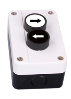 CMORSUN XALD02 10A/220V Scatola di Controllo Elettronico in Plastica ABS con Pulsanti IP67 1NO1NC Interruttori Momentanei 16A Max CE
