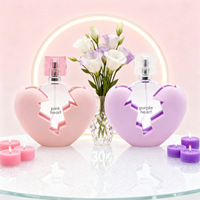 Perfume de mujer de alta calidad, estilo árabe, Dubai, Vietnam, el más vendido, Story of Love, body mist con aroma a corazón púrpura, fabricante, venta al por mayor