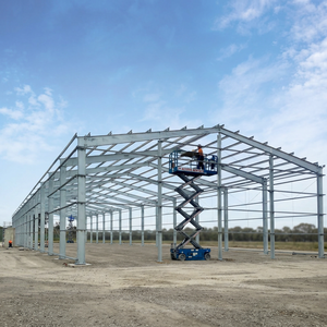 Anti Rust Prefab <b>Light</b> Steel Workshop With <b>Solar</b> Energy Storage Roof <b>System</b> - Product Image 3