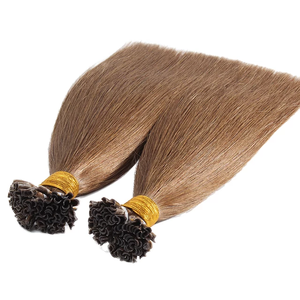 Jasmine Beauty 14-20 Inch High End Double Drawn 100% Human Hair Keratin Nail U Tip Straight European Human Remy Hair Extensions - Product Image 3