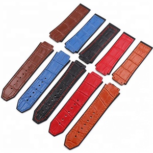 Cinturino in gomma di lusso multicolore in silicone 25mm per orologio in <span class=keywords><strong>pelle</strong></span> Hublot cinturino - Product Image 3