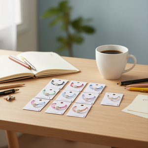 Colorful Elastic Shell <b>Bracelet</b> Stainless Steel Handmade 12pcs <b>Set</b> Unisex Gift Jewelry - Product Image 3