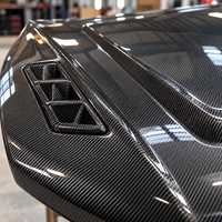 Capot moteur en fibre de carbone compatible avec Audi A7 S7 C8 2020-2022, pièce de mise à niveau extérieure en carbone noir à visser