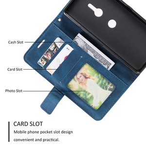 Magetic Closure Book Cover PU Leather Flip Wallet Phone Case pour <span class=keywords><strong>Sony</strong></span> <span class=keywords><strong>Xperia</strong></span> XZ3 - Product Image 4