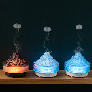 Wholesale Portable Ultrasonic Humidifier Essential <b>Oil</b> Aroma <b>Diffuser</b> Home Simulation Iceberg Aromatherapy USB Power Supply - Product Image 4
