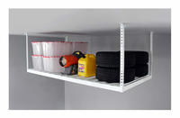 Étagères de plafond pour garage suspendues au plafond, gain de place, rangement lourd, qualité robuste, hauteur réglable