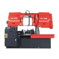 Scie à ruban CNC entièrement automatique pour couper les métaux Machine de découpe mentale intelligente et horizontale avec pince hydraulique
