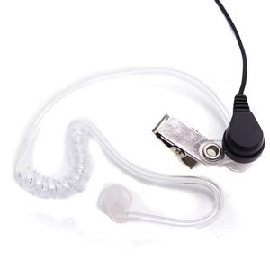 Kit de auriculares de conducto de tubo de aire Walkie Talkie barato con micrófono Clip PTT Guía turística Oficial DE SEGURIDAD Auriculares de intercomunicación especializados - Product Image 6