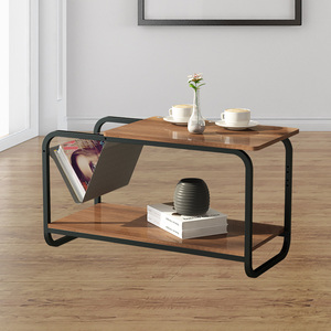 طاولات قهوة حديثة بتصميم رف للمنزل - Product Image 5