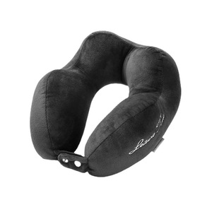 Almohada de viaje portátil de terciopelo con forma de U para el tiempo libre, con opción de logotipo bordado, para siesta en la oficina y uso al aire libre. - Product Image 4