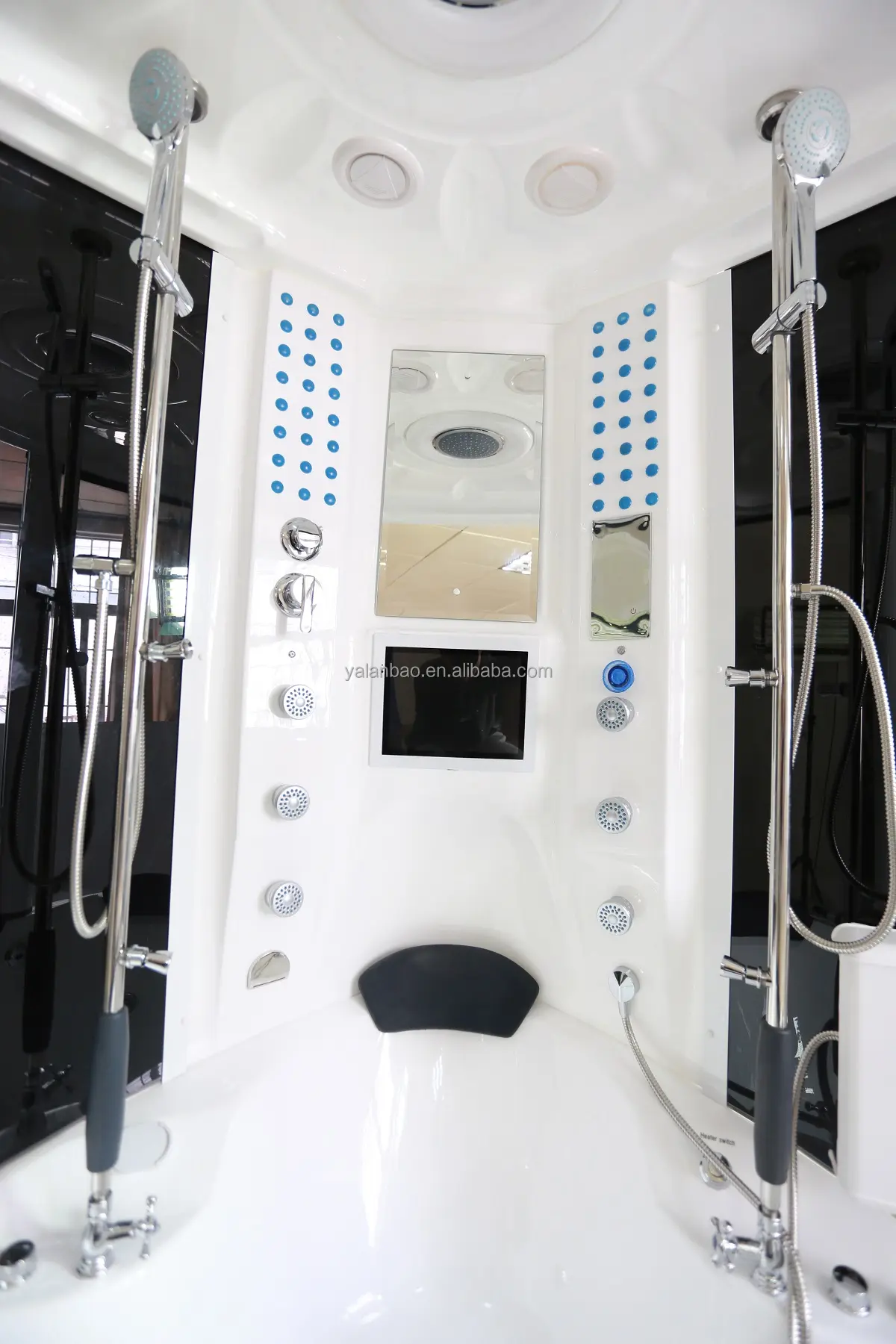 Steam shower room with massage bathtub shower cabinet bathroom G160 ETL CE approvelled
