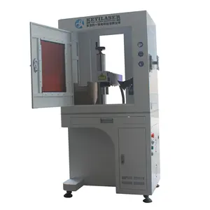 KEYILASER 100W H-type 2D 3D Big Enclosed Portable Metal CNC Fiber Laser Marking Machine Price For Sale
