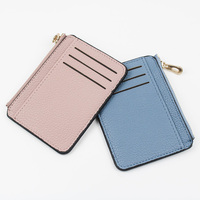 Dompet Kartu Resleting Kreatif Fashion Baru yang Dapat Disesuaikan, Kapasitas Besar, Ultra Tipis, Sederhana, Multi-kartu, Dompet Zero untuk Pria