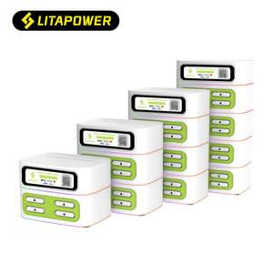 Station de Location de Batteries Externes Partagées à 8 Emplacements avec Lecteur de <span class=keywords><strong>Code</strong></span> QR - Borne de Recharge Partagée pour Cafés et Bars (Appareil Seul) - Product Image 4