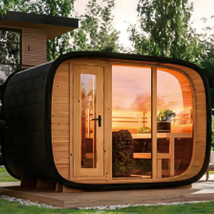 Nhà Top 10 Bán thùng xông hơi 6 mét phòng tắm hơi ngoài trời nhìn toàn cảnh - Product Image 5