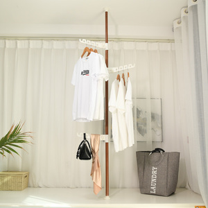 Conveniencia <span class=keywords><strong>de</strong></span> un solo polo <span class=keywords><strong>ropa</strong></span> <span class=keywords><strong>de</strong></span> <span class=keywords><strong>casa</strong></span> está secado <span class=keywords><strong>de</strong></span> rack percha - Product Image 1