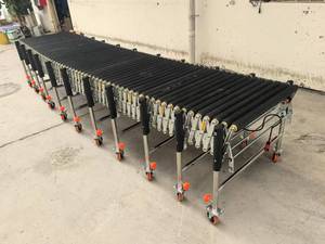 Băng tải con lăn điện linh hoạt telescoping Con lăn Băng tải chất lượng cao mở rộng băng tải con lăn để tải - Product Image 4