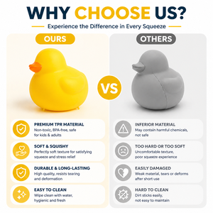 Wholesale Hot Selling TPR Duck Soft SqueezeToys Squishies for Children - Product Image 6