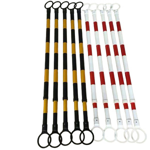 Poteaux télescopiques en caoutchouc Longda 2000 mm pour barrières de contrôle du trafic, séparateurs routiers, utilisation d'isolation - Product Image 3