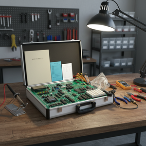 Kit de Entrenamiento de Programación de Interfaz de Microcomputadora/Microprocesador RUIMU RM-F103 8086 (Metal) - Equipo para Laboratorio y Aula <span class=keywords><strong>Escolar</strong></span> - Product Image 2