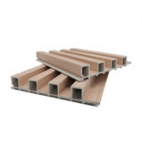 Nuevo Revestimiento Interior 3D de PVC, Paneles de Pared Acústicos, Impermeables y Resistentes al Fuego, Alternativa a la Madera, Paneles de Pared Ranurados WPC para Decoración