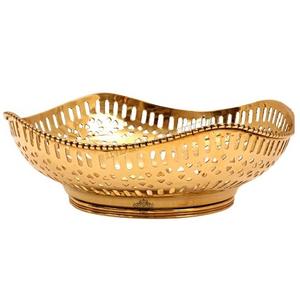 Bol de service à salade de légumes fini or Bol de service à fruits décoratif de luxe design à bas prix - Product Image 5