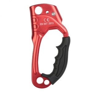 Outdoor Camping Rock Climbing Tree Rappelling Aluminum-Magnesium Alloy Ergonomic Equipment Left Right Power Hand Ascender