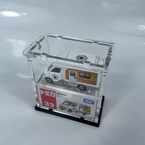 Vitrine de présentation rectangulaire flexible en acrylique personnalisable avec finition brillante pour modèles réduits de voitures – Offre Spéciale - Product Image 3