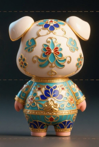 Patrimoine culturel immatériel Produit créatif Cochon cloisonné - Product Image 3