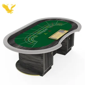 YH Manufacturer Casino Poker Table Popular Poker Table Oval Poker Table for Sale