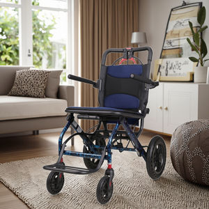 Sleek and Strong: The Modern <b>Traveler</b> Aluminum lightweight manual <b>Wheelchair</b> - Product Image 1