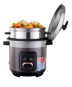 Luxury color steel light purple 700W /4L Electric Rice Cooker with Steam Function