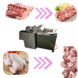 Vancouver đông lạnh thịt Dicer cá dicing tự động thịt lợn Dải thịt bò <span class=keywords><strong>Slicer</strong></span> thịt Cube Cutter dê gà cắt giá máy - Product Image 2