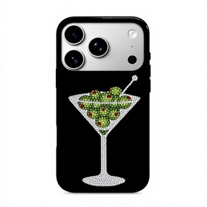 เคสโทรศัพท์ลูกปัดแก้วลายดอกไม้ปักมือแบบกำหนดเอง พร้อมงานปักผ้าฝ้าย - ของขวัญสุดพิเศษ - Product Image 1