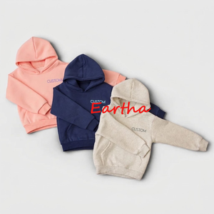 Conjunto de Ropa Deportiva para Niños, Algodón Grueso, Personalizable con Logotipo, Sudadera con Capucha y Pantalones Deportivos para Niños y Niñas - Product Image 5