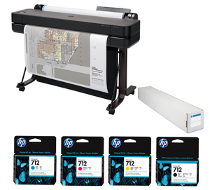 HP DesignJet T630 36" Wireless Large Format Color Thermal Inkjet Plotter <b>Printer</b> - Product Image 4
