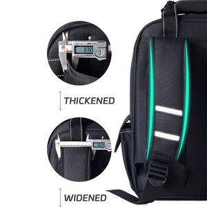 Sac à dos pour outils d'électricien robuste personnalisé, multifonctionnel durable à fond dur - Product Image 4