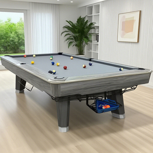 Bàn bida chuyên nghiệp Bojue Nine Ball 9ft, khung nhôm, hệ thống trả bóng tự động, mặt đá phiến cao cấp, dùng cho gia đình - Product Image 2