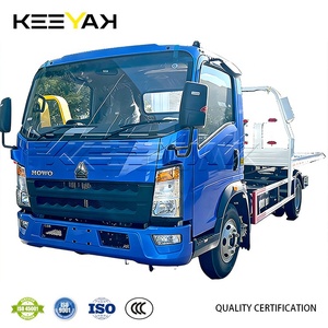 Neuer HOWO 4x2 Abschleppwagen mit 5-6 Meter Flachbett, <span class=keywords><strong>4</strong></span>-5 Tonnen Rollback-Abschleppwagen zum Verkauf - Product Image 2
