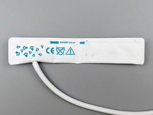 Disposable Neonate NIBP Cuff PU Material 4cm to 8cm Single Tube with Connector - Product Image 5