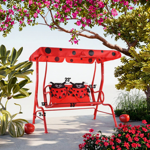 Wholesale 3-Seat Metal Outdoor <b>Swing</b> <b>Chair</b> for Adults with Adjustable Canopy and Waterproof -<b>Cushion</b> for Backyard & Garden - Product Image 3