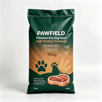 Vente en gros de plastique laminé BOPP personnalisé de 10 kg, 25 kg, 50 kg pour l'emballage d'aliments et de nourriture pour animaux domestiques, chiens et chats