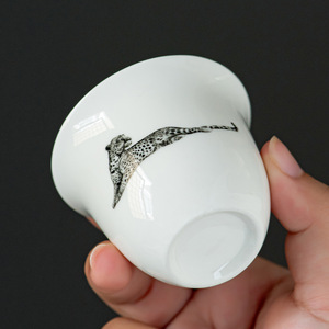 Ensemble de tasses à café espresso en céramique et porcelaine blanches, élégantes, modernes et luxueuses, de haute qualité, petites, 70 ml, pour Cawa, Gahwa, turques et arabes - Product Image 6
