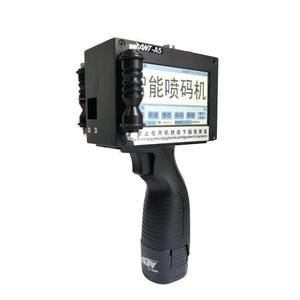 <span class=keywords><strong>Imprimante</strong></span> à jet d'encre automatique de poche pour petits emballages alimentaires A5 pour bouteilles et sacs à codage de date état neuf - Product Image 4