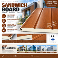 Panneaux sandwich métalliques isolés thermiquement pour le toit d'un centre commercial, projet en Arabie Saoudite