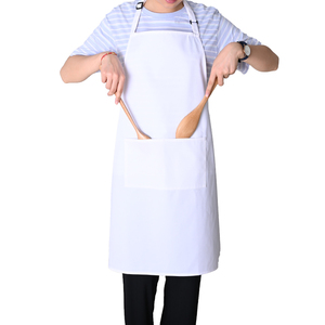 Kefei Tablier à bavette en poly <span class=keywords><strong>coton</strong></span> personnalisable Accessoire de jardin et de cuisine imperméable pour chef serveur coiffeur usage domestique - Product Image 5